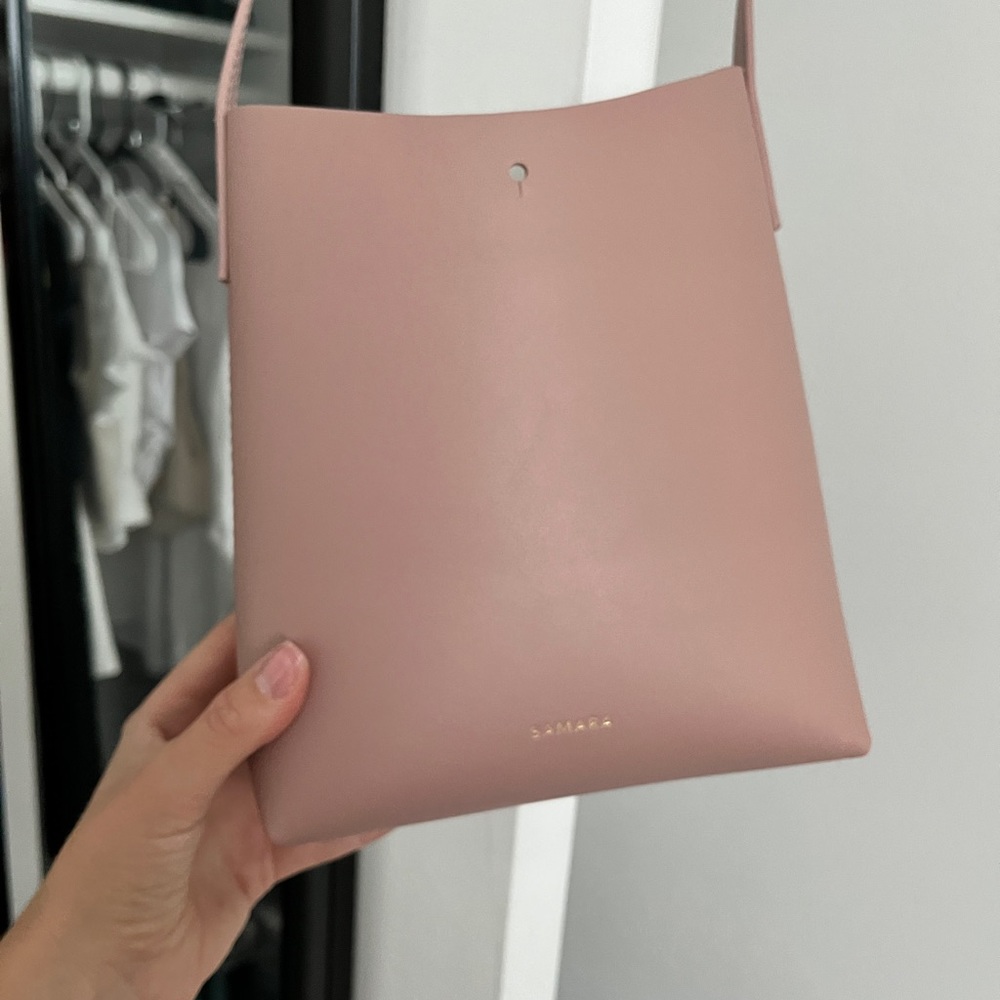 Pink crossbody purse